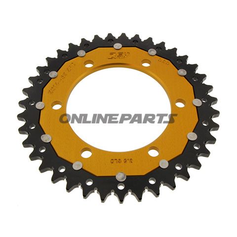Rear Sprocket Dual 39 Tooth Pitch 525 Goldzf Inner Diameter 106 Bolt Spacing 125