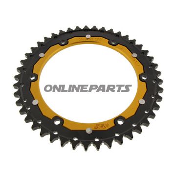 Rear Sprocket Dual 45 Tooth Pitch 530 Goldzf Inner Diameter 155 Bolt Spacing 176