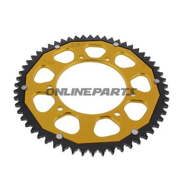 Rear Sprocket Dual 56 Tooth Pitch 428 Goldzf Inner Diameter 105 Bolt Spacing 125