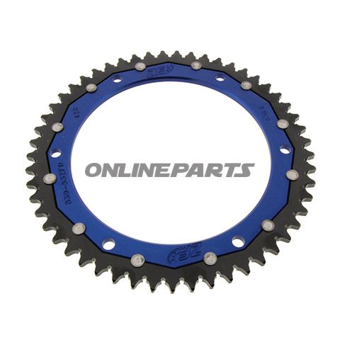 Rear Sprocket Dual 53 Tooth Pitch 428 Bluezf Inner Diameter 152 Bolt Spacing 175