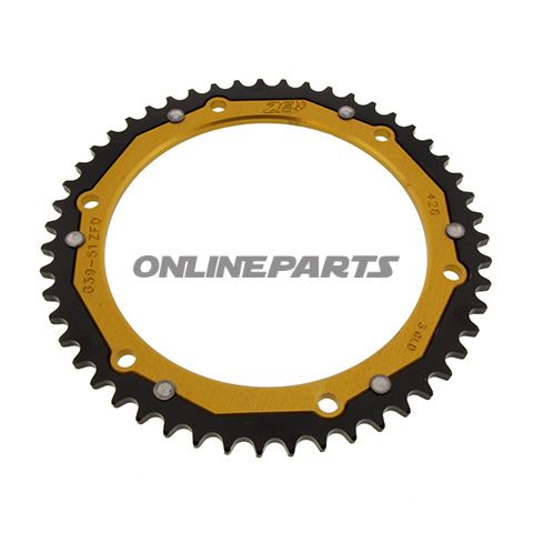Rear Sprocket Dual 51 Tooth Pitch 428 Goldzf Inner Diameter 152 Bolt Spacing 175
