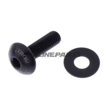 Dome Head Bolt Proboltm5x0.8Mm 16Mm Alu Black