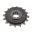Front Sprocket 16 Tooth Pitch 520Rubber Damper Inner Diameter 21.7/25
