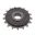 Front Sprocket 17 Tooth Pitch 520Rubber Damper Inner Diameter 21.7/25