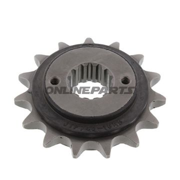 Front Sprocket 15 Tooth Pitch 525Rubber Damper Inner Diameter 22/25