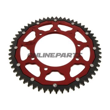 Rear Sprocket Dual 57 Tooth Pitch 428 Redzf Inner Diameter 105 Bolt Spacing 125