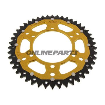 Rear Sprocket Dual 46 Tooth Pitch 525 Goldzf Inner Diameter 106 Bolt Spacing 125