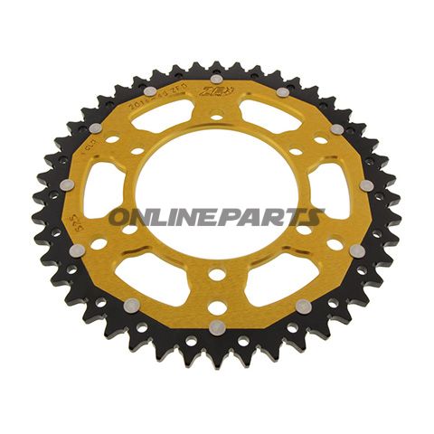 Rear Sprocket Dual 46 Tooth Pitch 525 Goldzf Inner Diameter 106 Bolt Spacing 125