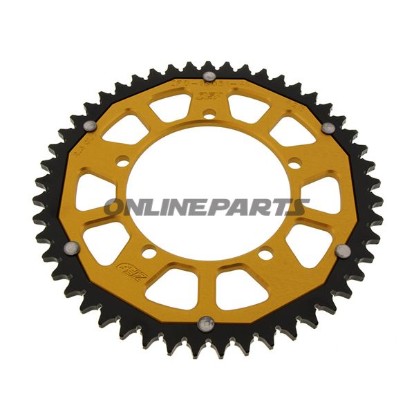 Rear Sprocket Dual 49 Tooth Pitch 428 Goldzf Inner Diameter 096 Bolt Spacing 108