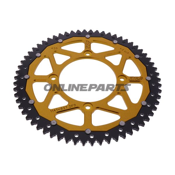 Rear Sprocket Dual 62 Teeth Pitch 420 Goldzf Inner Diameter 100 Bolt Spacing 120