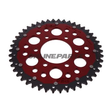 Rear Sprocket Dual 46 Tooth Pitch 520 Redzf Inner Diameter 080 Bolt Spacing 104