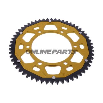 Rear Sprocket Dual 56 Tooth Pitch 428 Goldzf Inner Diameter 110 Bolt Spacing 130