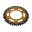 Rear Sprocket Dual 44 Tooth Pitch 525 Goldzf Inner Diameter 106 Bolt Spacing 125