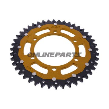 Rear Sprocket Dual 44 Tooth Pitch 525 Goldzf Inner Diameter 106 Bolt Spacing 125