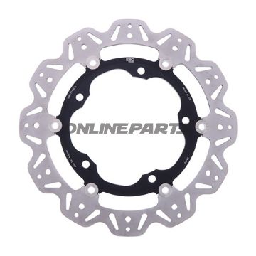 Brake Disc Vee Front Ebcblack