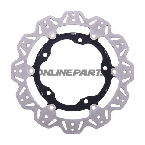 Brake Disc Vee Front Ebcblack