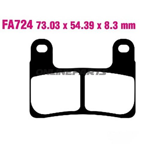 Brake Pads Sintered Epfa Ebcaltn 7870306