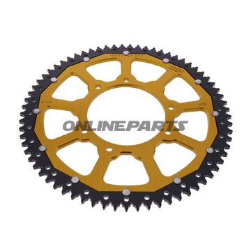 Rear Sprocket Dual 69Z Pitch 428 Goldzf Inner Diameter 105 Bolt Spacing 125