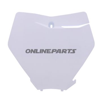 Number Plate White