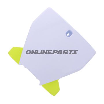 Number Plate White/Green