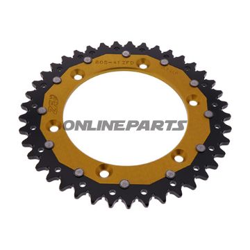 Rear Sprocket Dual 41 Tooth Pitch 520 Goldzf Inner Diameter 126 Bolt Spacing 146