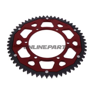 Rear Sprocket Dual 56 Tooth Pitch 428 Redzf Inner Diameter 108 Bolt Spacing 123