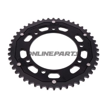 Rear Sprocket Dual 48 Tooth Pitch 420 Blackzf Inner Diameter 105 Bolt Spacing 125