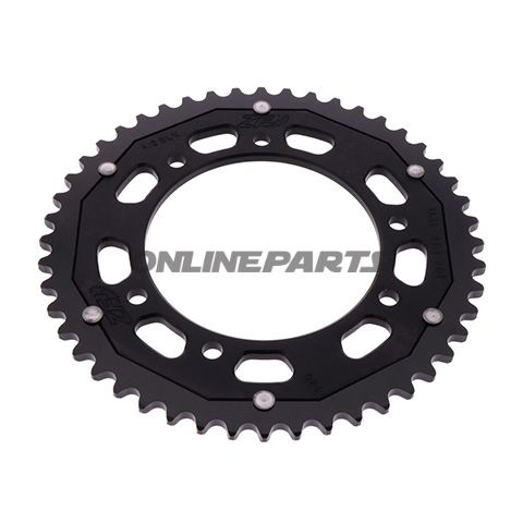Rear Sprocket Dual 48 Tooth Pitch 420 Blackzf Inner Diameter 105 Bolt Spacing 125