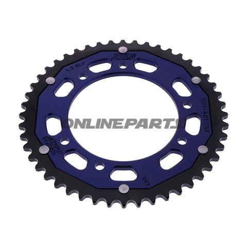 Rear Sprocket Dual 48 Tooth Pitch 420 Bluezf Inner Diameter 105 Bolt Spacing 125
