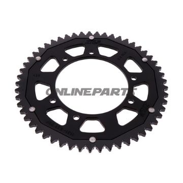 Rear Sprocket Dual 53 Tooth Pitch 420 Blackzf Inner Diameter 105 Bolt Spacing 125