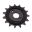 Front Sprocket 15 Tooth Pitch 520Rubber Damper Inner Diameter 19/22