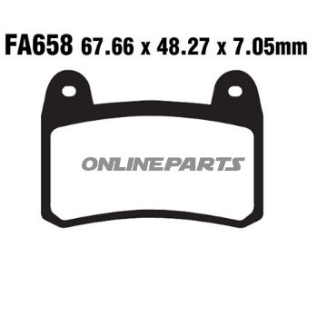 Brake Pads Sintered Hh Ebcaltn 7870133