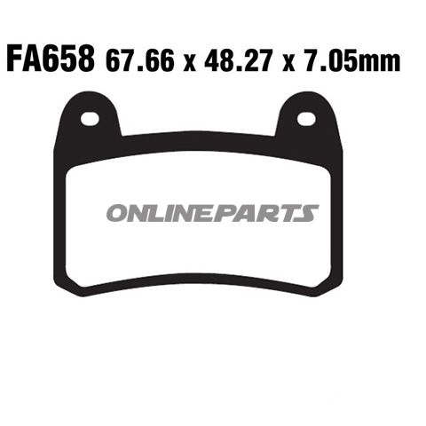 Brake Pads Sintered Hh Ebcaltn 7870133