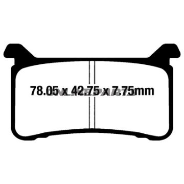 Brake Pads Sintered Epfa Ebcalternative: 7870168