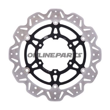 Brake Disc Vee Front Ebcblack