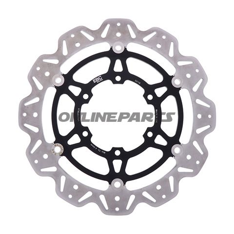 Brake Disc Vee Front Ebcblack