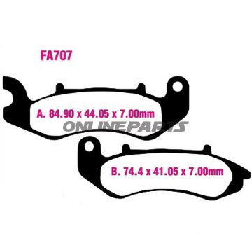 Brake Pads Scooter Ebc