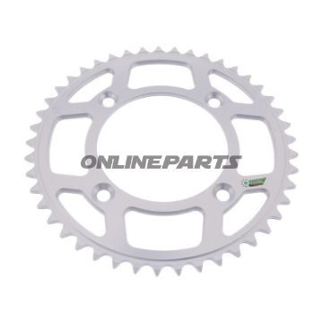 Rear Sprocket Aluminium 45 Tooth Pitch 415 Silveresj Inner Diameter 090 Bolt Spacing 110