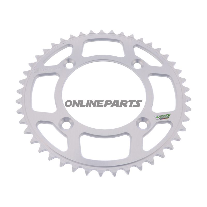 Rear Sprocket Aluminium 45 Tooth Pitch 415 Silveresj Inner Diameter 090 Bolt Spacing 110