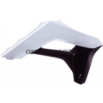 Radiator Scoops White/Blackkit