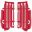 Radiator Guards Kit Red