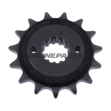 Front Sprocket 15 Tooth Pitch 520Rubber Damper Inner Diameter 21.6/25