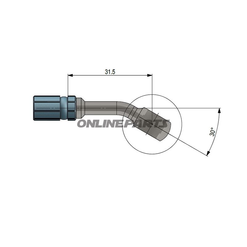 Ringfitting Vario Hdtyp0803 8 Mm 30 Edelstahl