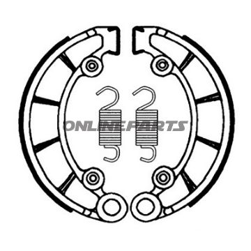 Brake Shoes With Spring Trw