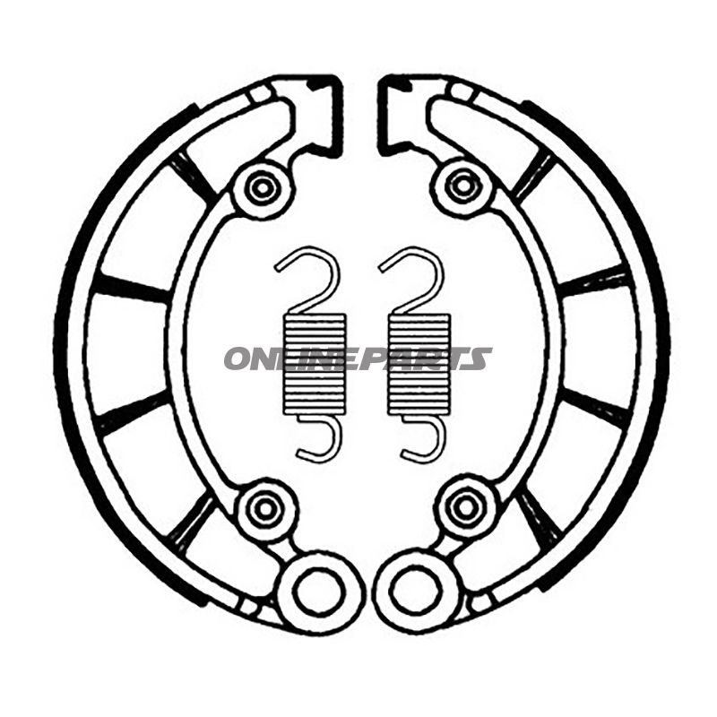 Brake Shoes With Spring Trw
