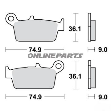 Brake Pads Standard Trw
