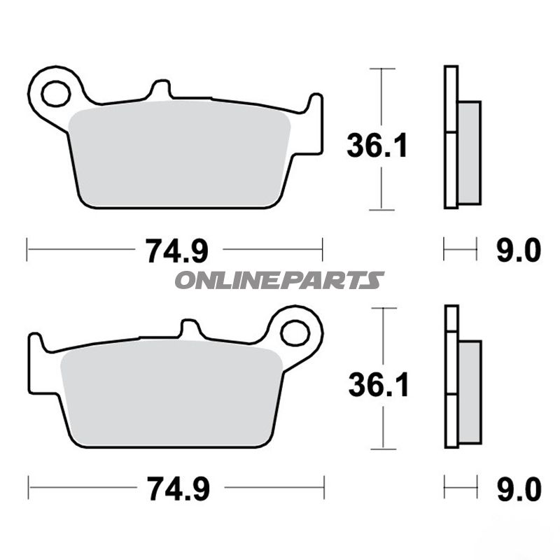 Brake Pads Standard Trw