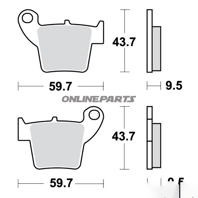 Brake Pads Sintered Rsi Trw