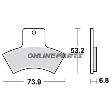 Brake Pads Sintered Silver Trw