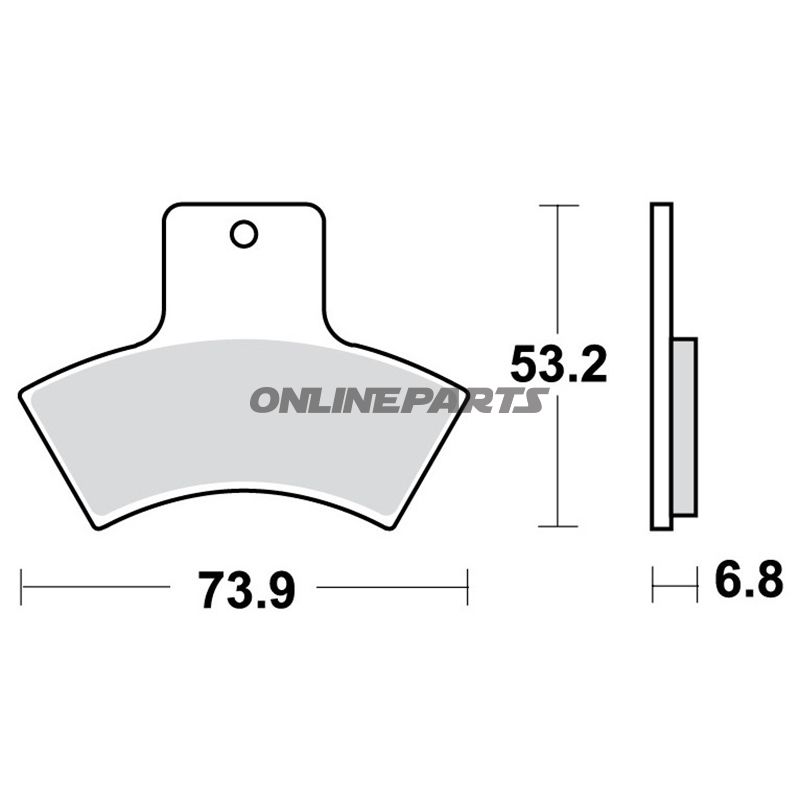 Brake Pads Sintered Silver Trw